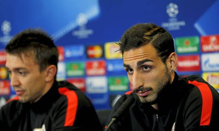 Fernando Muslera - Jose Rodriguez attend press conference PK Pressekonferenz before the Champions League match Galatasaray Istanbul . xPABLOGARCIAx 