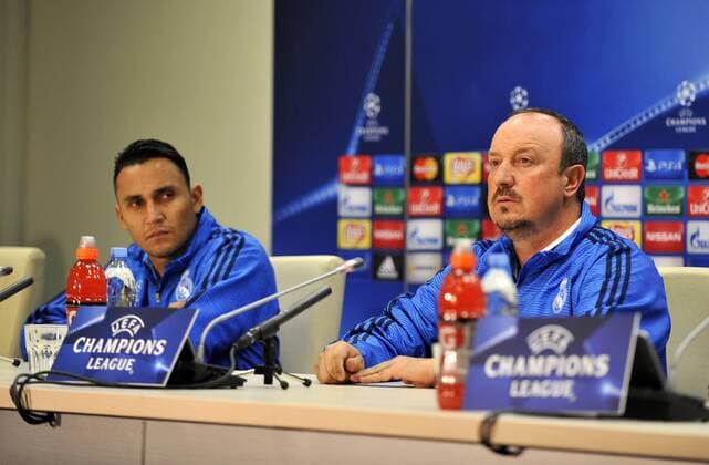 Nov. 24, 2015 - Lviv, ukraine - Head coach of Real Madrid Rafael Benitez during press-conference and training session before soccer match between FC Shakhtar Donetsk and Real Madrid CF . UEFA Champions league 2015-2016 season at Arena Lviv stadium, in Lviv City, Ukraine, on 24 November, 2015. UEFA Champions league, Shakhtar Donetsk and Real Madrid CF  - ZUMAn230