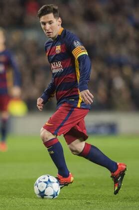 Lionel Andres Messi of FC Barcelona Barca Barcelona v AS Roma Topvoetbal 2015 2016 xVIxGerritxvanxKeulenxIVx 4623852