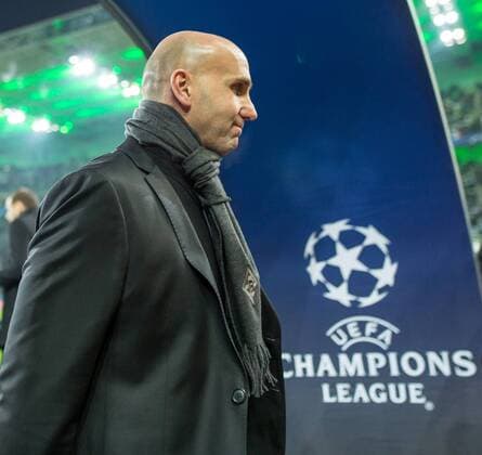 Moenchengladbach Trainer Andre Schubert (Borussia Moenchengladbach) Borussia Moenchengladbach vs FC Sevilla, Fussball, UEFA Champions League, 25.11.2015, Copyright: Schueler Eibner-Pressefoto EP_JSE