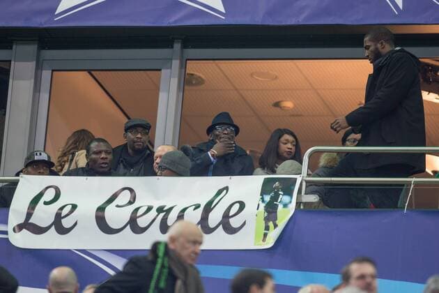 Moenchengladbach Familie von Ibrahima Traore (Borussia Moenchengladbach 16) auf der Tribuene Borussia Moenchengladbach vs FC Sevilla, Fussball, UEFA Champions League, 25.11.2015, Copyright: Schueler Eibner-Pressefoto EP_JSE