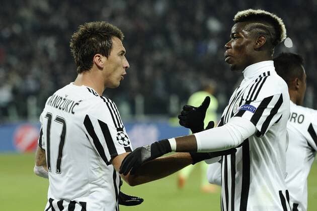 Turin, 25.11.2015 - Fussball - UEFA Champions League 2015 2016 - Juventus Turin vs Manchester City - gol Mario Mandzukic 