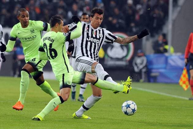Football - soccer: UEFA Champions League, Juventus Turin - Manchester city, mario mandzukic xHOCHxZWEIx xItalyxPhotoxPressx 
