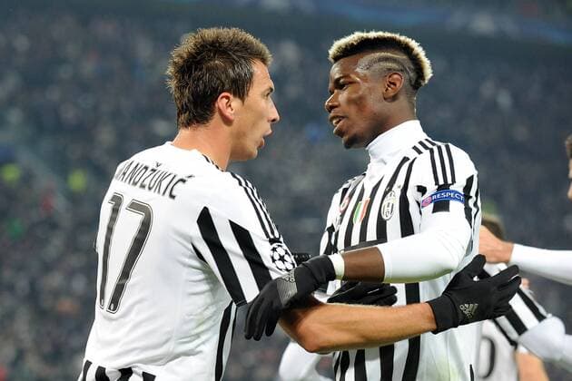 Football - soccer: UEFA Champions League, Juventus Turin - Manchester city, mandzukic mario, paul pogba xHOCHxZWEIx xItalyxPhotoxPressx 