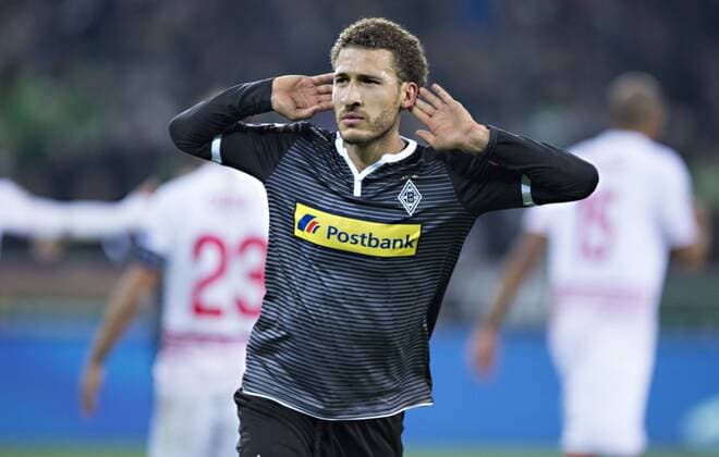 Mönchengladbach, 25.11.2015, Borussia Park Torjubel: Fabian Johnson (BMG) VfL Borussia Mönchengladbach - FC Sevilla mm