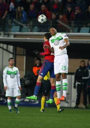 Fußball, Champions League, ZSKA Moskau - VfL Wolfsburg Russia. Moscow region. Khimki. 25 november 2015. Football stadium Arena Khimki . UEFA CHAMPIONS LEAGUE. Playing: Group stage. PFC CSKA Moscow vs VfL Wolfsburg (Germany). 25.Naldo (Wolfsburg). 