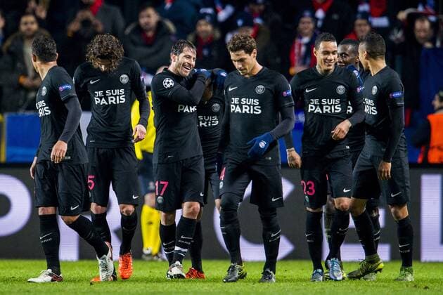 Maxwell, Moura Lucas - Malmö, Schweden - Champions League, Malmö FF vs. Paris Saint Germain PSG.  Copyright: LUDVIGxTHUNMAN BB151125LT109