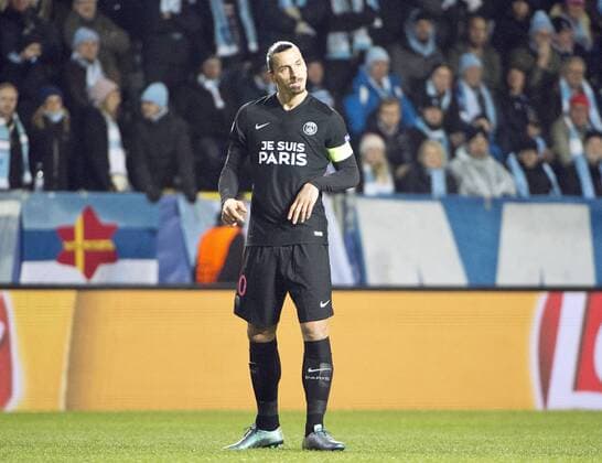 Malmoe Sweden 2015-11-25 Champions League 2015 16 Malmö FF(SWE) vs PSG(F) Zlatan Ibrahimovic(PSG) - 4.04937146