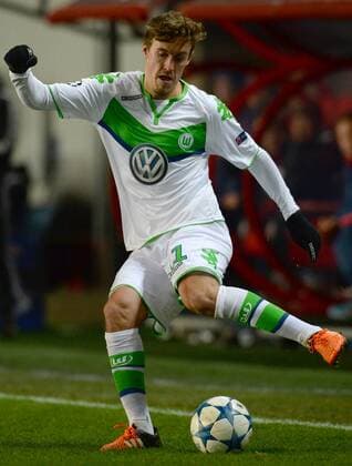 (151126) -- KHIMKI, Nov. 25, 2015 -- Max Kruse of Wolfsburg competes during the UEFA Champions League group B football match between Russia s CSKA Moscow and Germany s VfL Wolfsburg in Khimki, Russia, Nov. 25, 2015. Wolfsburg won 2-0 ) (SP)RUSSIA-KHIMKI-UEFA CHAMPIONS LEAGUE-CSKA MOSCOW VS WOLFSBURG PavelxBednyakov 