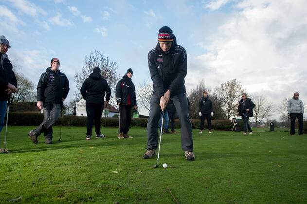 Andre Greipel - Golf CYCLISME : Equipe Lotto Soudal - 25 11 2015 PhotoNews Panoramic 
