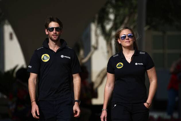 Abu Dhabi Grand Prix, UAE 26 - 29 November 2015 26.11.2015 - Romain Grosjean (FRA) Lotus F1 Team E23 