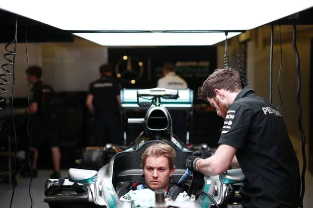 Motorsports: FIA Formula One World Championship WM Weltmeisterschaft 2015, Grand Prix of Abu Dhabi, 6 Nico Rosberg (GER, Mercedes AMG Petronas Formula One Team), xHOCHxZWEIx