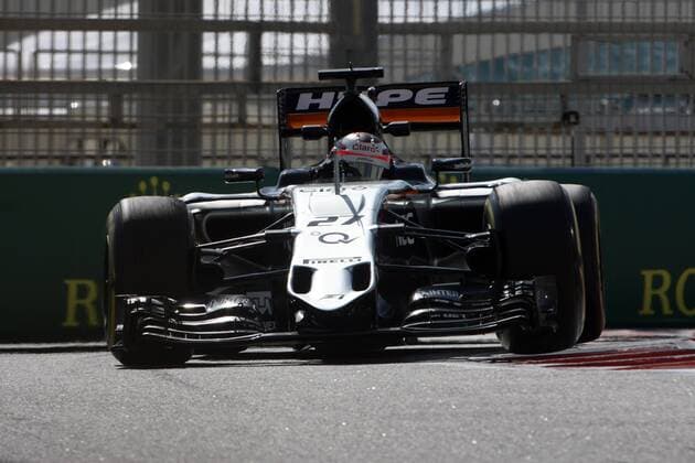Abu Dhabi Grand Prix, UAE 26 - 29 November 2015 27.11.2015 - Free Practice 1, Nico Hulkenberg (GER) Sahara Force India F1 VJM08 