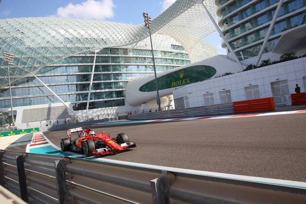 Abu Dhabi Grand Prix, UAE 26 - 29 November 2015 27.11.2015 - Free Practice 1, Sebastian Vettel (GER) Scuderia Ferrari SF15-T 