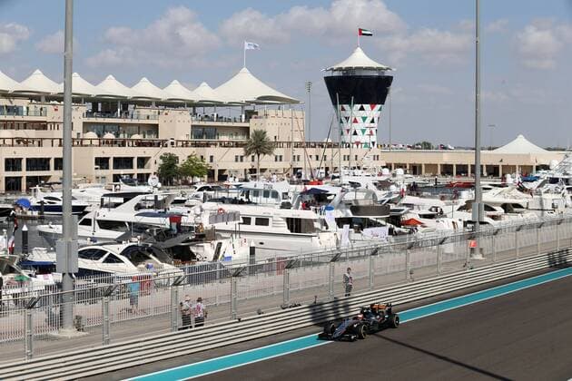Abu Dhabi Grand Prix, UAE 26 - 29 November 2015 27.11.2015 - Free Practice 1, Nico Hulkenberg (GER) Sahara Force India F1 VJM08 