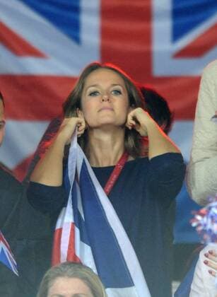Tennis - 2015 Davis Cup by BNP Paribas - World Group Final: Belgium vs. Great Britain Day One Rubber Two: Singles Ruben Bemelmans (Bel) vs. Andy Murray (GB) Andy Murray s wife Kim Sears during the match at the Flanders Expo, Ghent. COLORSPORT JANE BARLOW 