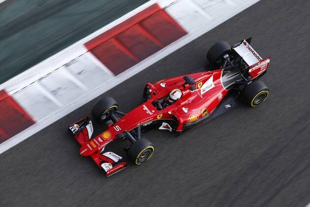 Motorsports: FIA Formula One World Championship WM Weltmeisterschaft 2015, Grand Prix of Abu Dhabi, 5 Sebastian Vettel (GER, Scuderia Ferrari), xHOCHxZWEIx