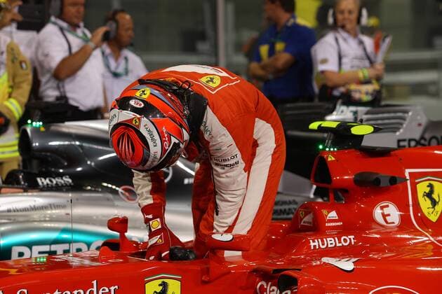 Abu Dhabi Grand Prix, UAE 26 - 29 November 2015 28.11.2015 - Qualifying, 3rd position Kimi Raikkonen (FIN) Scuderia Ferrari SF15-T 