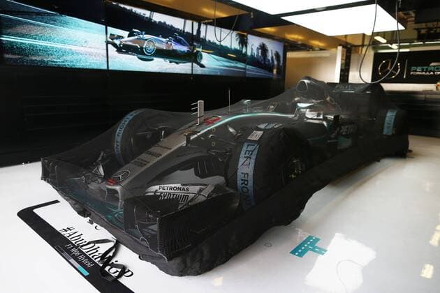Motorsports: FIA Formula One World Championship WM Weltmeisterschaft 2015, Grand Prix of Abu Dhabi, technical detail, Mercedes AMG Petronas Formula One Team xHOCHxZWEIx