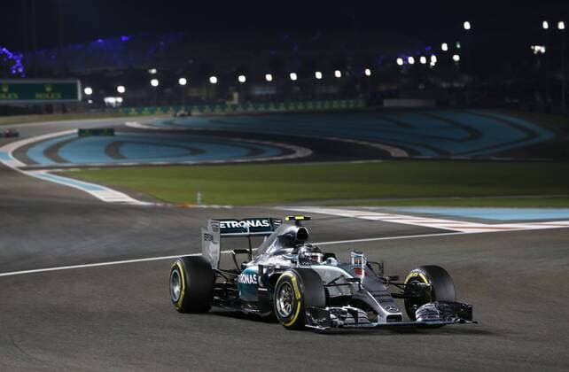 Motorsports: FIA Formula One World Championship WM Weltmeisterschaft 2015, Grand Prix of Abu Dhabi, 6 Nico Rosberg (GER, Mercedes AMG Petronas Formula One Team), xHOCHxZWEIx