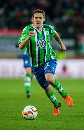 Sonntag, 29.11.2015, 1. Bundesliga, Saison 2015 2016, 14. Spieltag in Augsburg, FC Augsburg - VfL Wolfsburg, 0:0, Max Kruse (Wolfsburg 11) DeFodi507