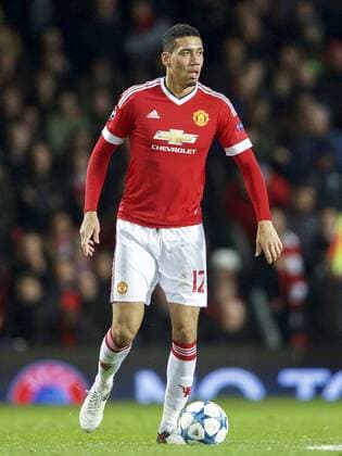 Chris Smalling of Manchester United ManU during the UEFA Champions League group B match between Manchester United and PSV Eindhoven on November 25, 2015 at Old Trafford in Manchester, England Manchester United v PSV Eindhoven Champions Laegue 2015 2016 xVIxxIVx 4651017