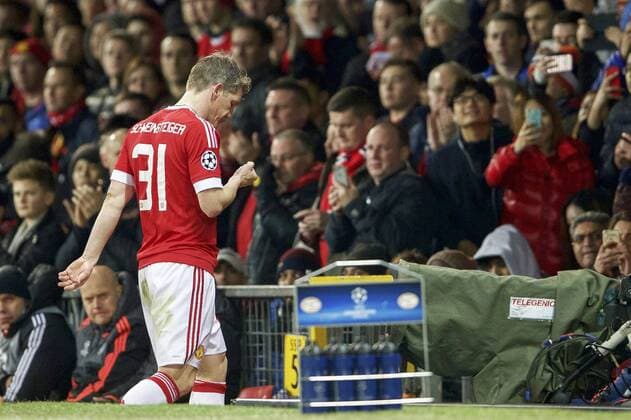 Bastian Schweinsteiger of Manchester United ManU during the UEFA Champions League group B match between Manchester United and PSV Eindhoven on November 25, 2015 at Old Trafford in Manchester, England Manchester United v PSV Eindhoven Champions Laegue 2015 2016 xVIxxIVx 4651024