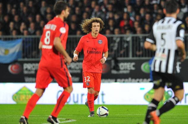Fußball, Angers SCO - Paris St. Germain DAVID LUIZ (psg) - Fussball Frankreich, Ligue 1, Angers SCO vs. Paris Saint Germain PSG - 01 12 2015 FEP Panoramic 