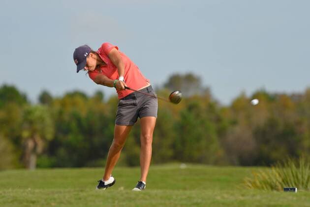 Dec. 2, 2015 - Daytona Beach, FL, United States of America - Marta Sanz Barrio during the first round of the Final Stage of LPGA Golf Damen Q-School at LPGA International in Daytona Beach, Florida on Dec. 2, 2015...ZUMA Final Stage LPGA Q-School - ZUMAm63_