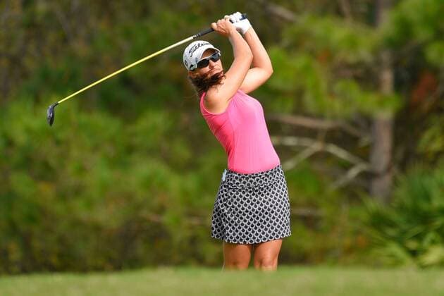 Dec. 2, 2015 - Daytona Beach, FL, United States of America - Joanna Coe during the first round of the Final Stage of LPGA Golf Damen Q-School at LPGA International in Daytona Beach, Florida on Dec. 2, 2015...ZUMA Final Stage LPGA Q-School - ZUMAm63_