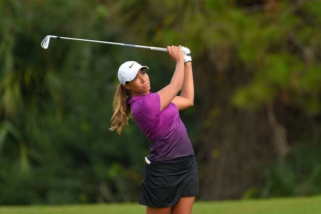 Dec. 2, 2015 - Daytona Beach, FL, United States of America - Cheyenne Woods during the first round of the Final Stage of LPGA Golf Damen Q-School at LPGA International in Daytona Beach, Florida on Dec. 2, 2015...ZUMA Final Stage LPGA Q-School - ZUMAm63_