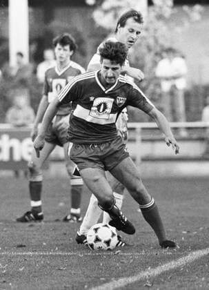 Fußball VfB Stuttgart Amateure vs. VfL Sindelfingen , Jürgen Kramny ( VfB )