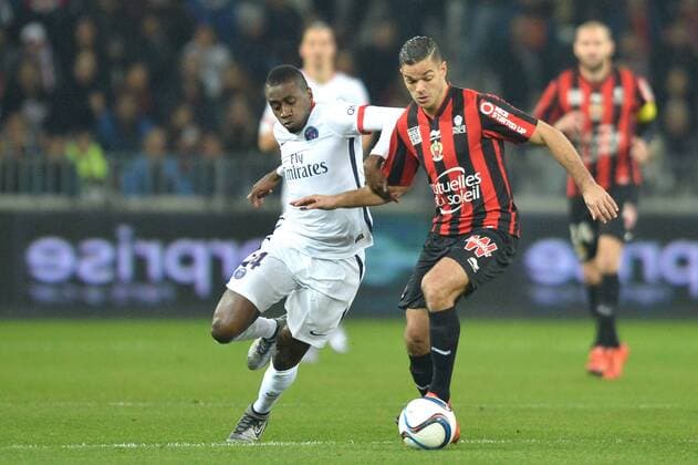 Fußball, OGC Nizza - Paris St. Germain HATEM BEN ARFA (ogcn) - BLAISE MATUIDI (psg) FOOTBALL : OGC Nice vs Paris St. Germain PSG - Ligue 1 - 04 12 2015 AnthonyBIBARD FEPx 