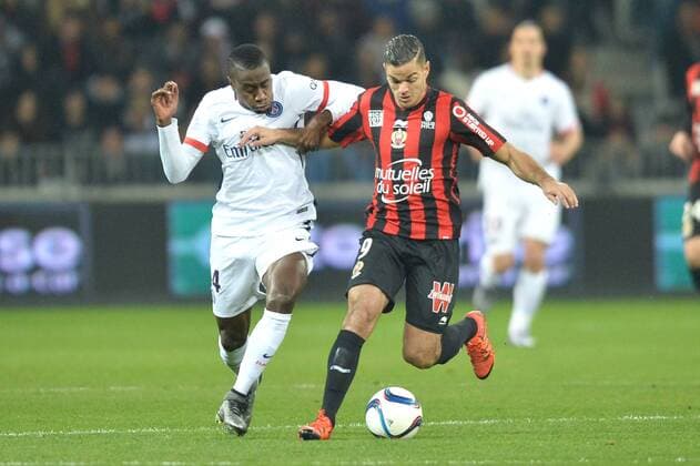 Fußball, OGC Nizza - Paris St. Germain HATEM BEN ARFA (ogcn) - BLAISE MATUIDI (psg) FOOTBALL : OGC Nice vs Paris St. Germain PSG - Ligue 1 - 04 12 2015 AnthonyBIBARD FEPx 