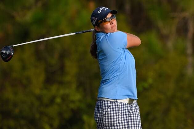 Dec. 6, 2015 - Daytona Beach, FL, United States of America - Sara-Maude Juneau during the final round of the LPGA Golf Damen Qualifying Tournament Stage Three at LPGA International in Daytona Beach, Florida on Dec. 6, 2015....ZUMA LPGA Qualifying Tournament Stage Three Final Round - ZUMAm63_