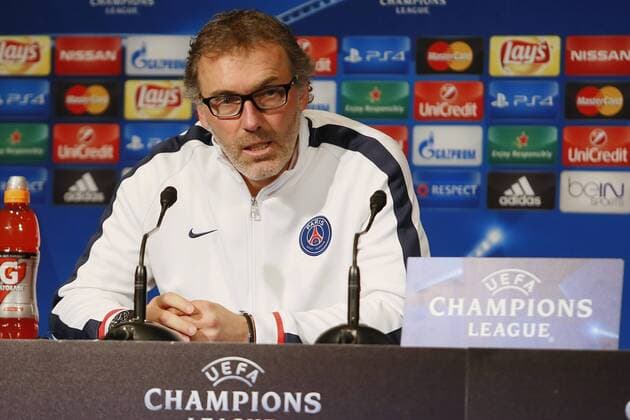 press conference PK Pressekonferenz with Laurent Blanc before the Match Paris Saint Germain against Shakhtar Donetsk in the UEFA Champions League at Parc des Princes  Cordon Press
