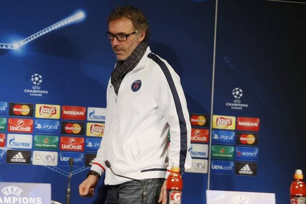 press conference PK Pressekonferenz with Laurent Blanc before the Match Paris Saint Germain against Shakhtar Donetsk in the UEFA Champions League at Parc des Princes  Cordon Press