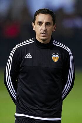 Coach Gary Neville (Valencia) - UEFA Champions League - pre match Training Session - Valencia CF vs Lyon - Paterna Training Ground - Valencia - Spain - 7th December 2015 - Pic David Aliaga Sportimage EDITORIAL USE ONLY. No use with unauthorised audio, video, data, fixture lists, club league logos or live services. Online in-match use limited to 120 images, no video emulation. No use in betting, games or single club league player publications.