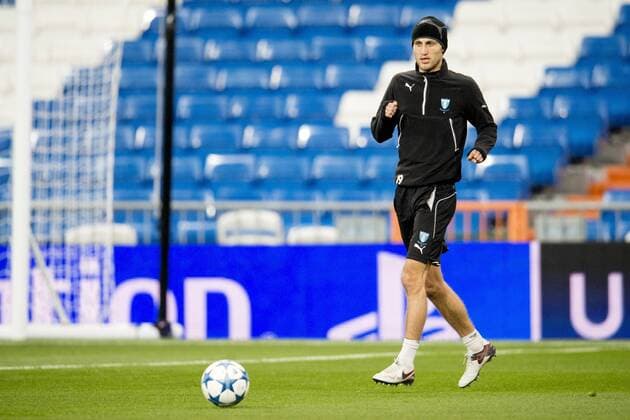151207 Malmö FFs Magnus Wolff Eikrem under en träning och presskonferens den 7 december 2015 i Madrid.  Copyright: LUDVIGxTHUNMAN BB151207LT108