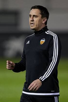 Coach Gary Neville (Valencia) - UEFA Champions League - pre match Training Session - Valencia CF vs Lyon - Paterna Training Ground - Valencia - Spain - 7th December 2015 - Pic David Aliaga Sportimage EDITORIAL USE ONLY. No use with unauthorised audio, video, data, fixture lists, club league logos or live services. Online in-match use limited to 120 images, no video emulation. No use in betting, games or single club league player publications.