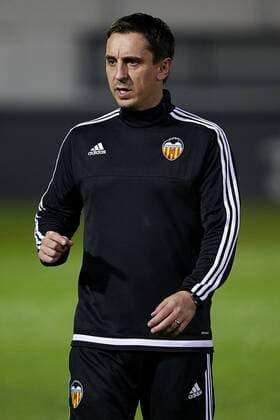 Coach Gary Neville (Valencia) - UEFA Champions League - pre match Training Session - Valencia CF vs Lyon - Paterna Training Ground - Valencia - Spain - 7th December 2015 - Pic David Aliaga Sportimage EDITORIAL USE ONLY. No use with unauthorised audio, video, data, fixture lists, club league logos or live services. Online in-match use limited to 120 images, no video emulation. No use in betting, games or single club league player publications.