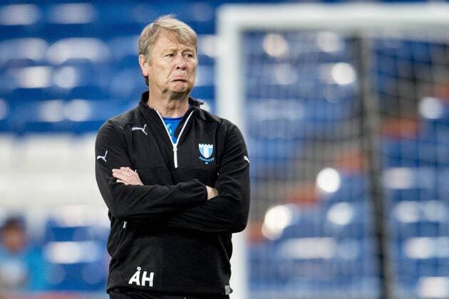 Fußball, Champions League, Training Malmö FF in Madrid 151207 Malmö FFs tränare ge Hareide under en träning och presskonferens den 7 december 2015 i Madrid.  Copyright: LUDVIGxTHUNMAN BB151207LT114