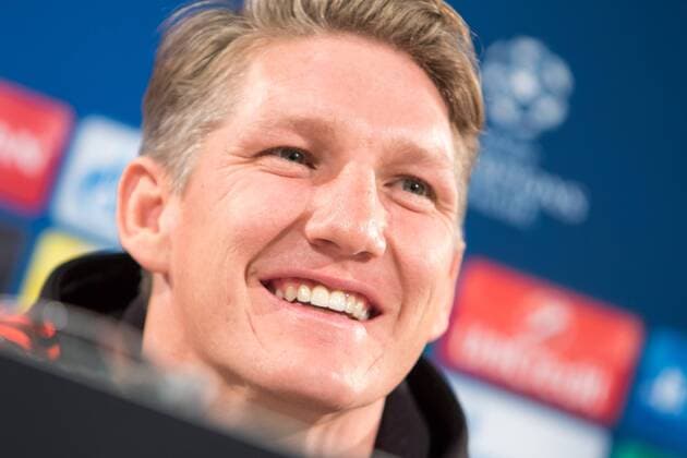Fußball, UEFA Champions League, Abschlusstraining und Pressekonferenz Manchester United ManU Bastian Schweinsteiger (Manchester United) por. xtgx