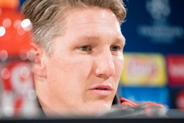 Fußball, UEFA Champions League, Abschlusstraining und Pressekonferenz Manchester United ManU Bastian Schweinsteiger (Manchester United) por. xtgx