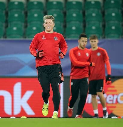 Bastian Schweinsteiger Manchester United ManU ) Abschlusstraining
