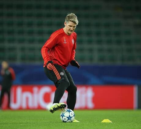 Bastian Schweinsteiger Manchester United ManU ) Abschlusstraining