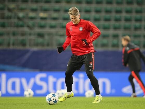 Bastian Schweinsteiger Manchester United ManU ) Abschlusstraining