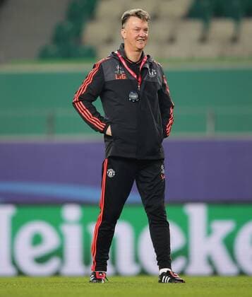 Louis van Gaal Manchester United ManU Abschlusstraining