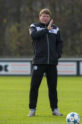 - GENT, BELGIUM: Gent s head coach Hein Vanhaezebrouck pictured during a training session of Belgian first division soccer team KAA Gent, Tuesday 08 December 2015, in Gent. Tomorrow, Gent is playing against Russian club Zenit St Petersburg in the UEFA Champions League competition, on the sixth and last day in the group stage, in group H. JASPERxJACOBS  x04753786x
