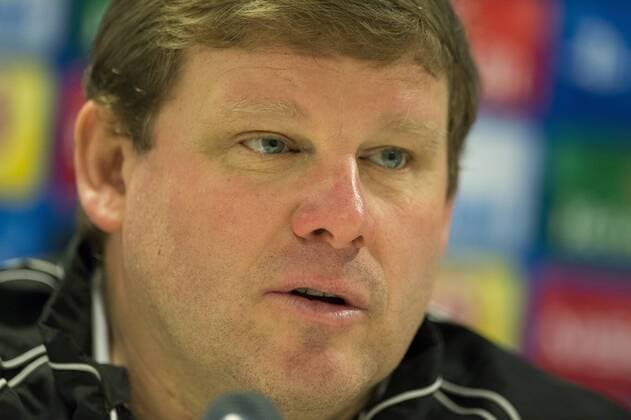 - GENT, BELGIUM: Gent s head coach Hein Vanhaezebrouck pictured during a press conference PK Pressekonferenz of Belgian first division soccer team KAA Gent, Tuesday 08 December 2015, in Gent. Tomorrow, Gent is playing against Russian club Zenit St Petersburg in the UEFA Champions League competition, on the sixth and last day in the group stage, in group H. JASPERxJACOBS  x04753828x
